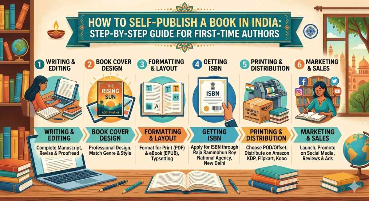 First Time Author Tips in India (Beginner’s Guide to Publishing)